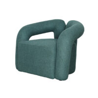 fotel nowoczesny zielony