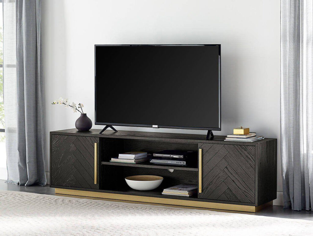 komoda rtv drewniana do salonu