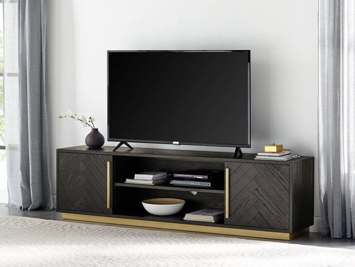 komoda rtv drewniana do salonu