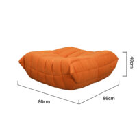 podnóżek pomarańzowy