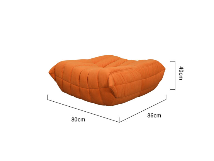 podnóżek pomarańzowy